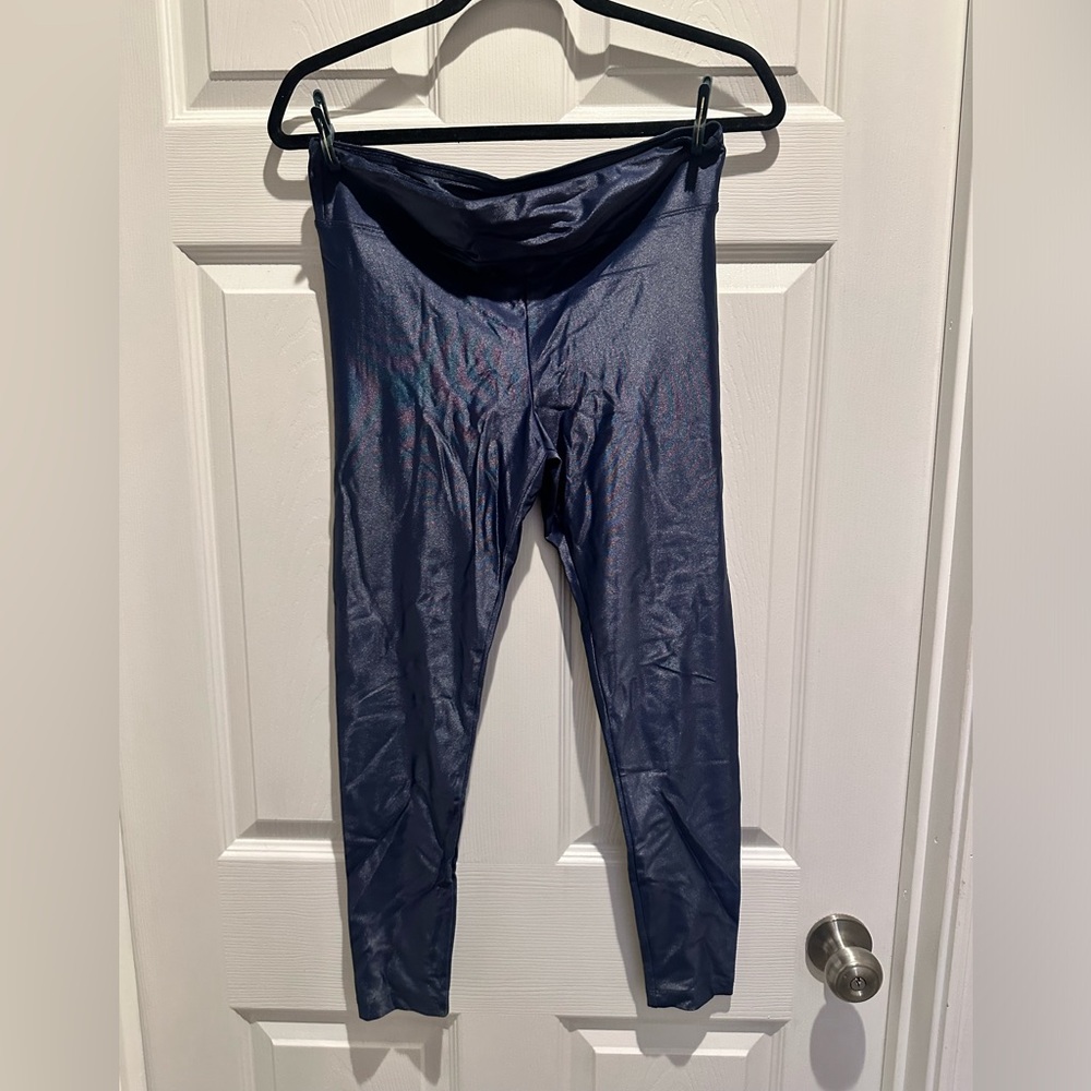 Koral: Blue LUSTROUS MAX INFINITY HIGH RISE LEGGING